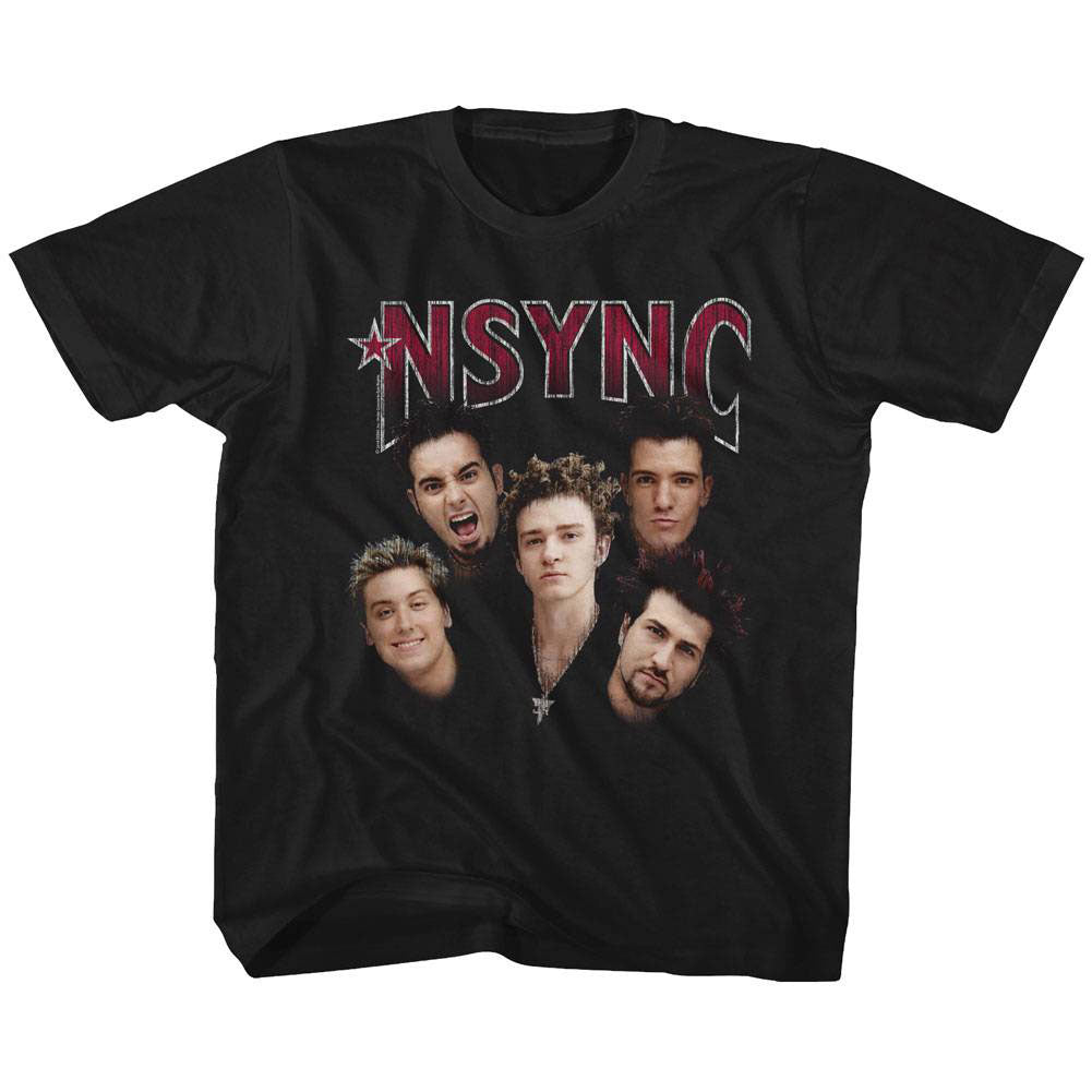 Nsync Group Shot Kids Childrens T-shirt Front
