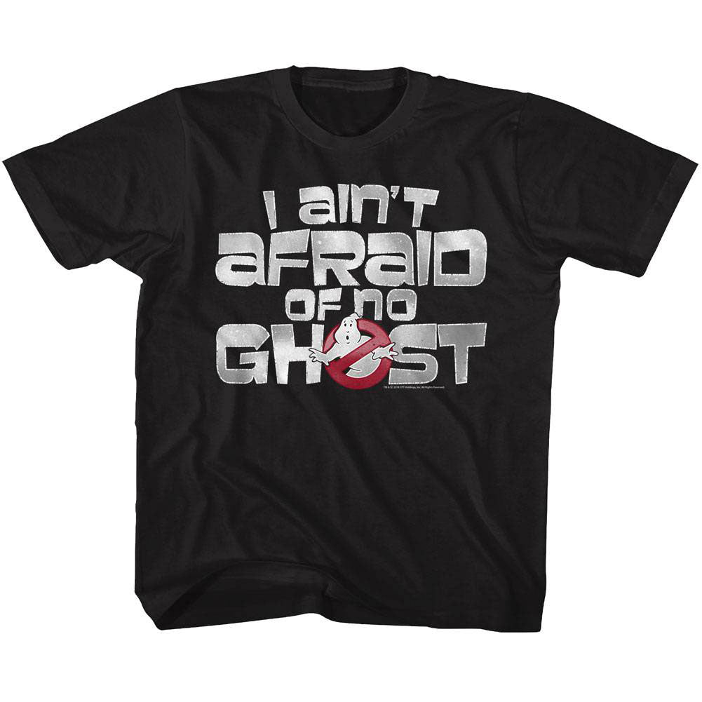 Ghostbusters Ain't Afraid Kids Childrens T-shirt Front