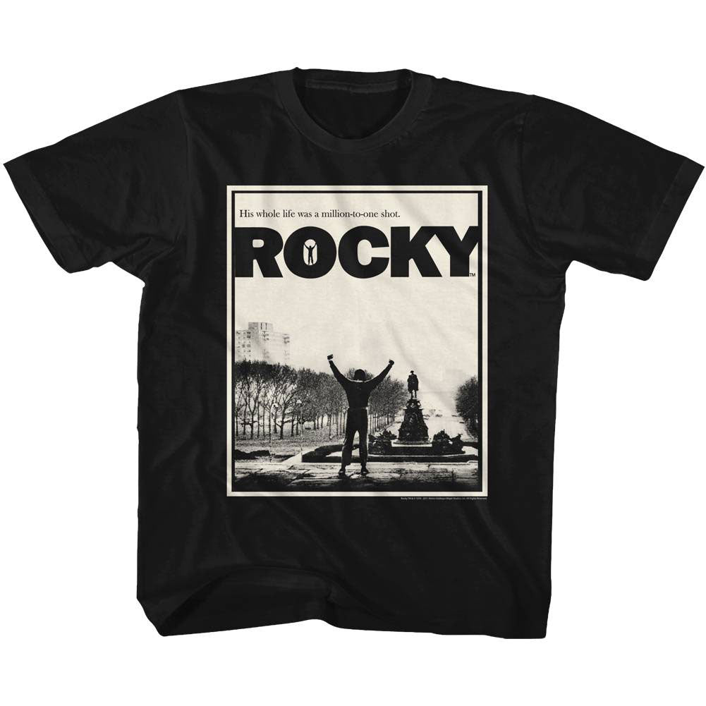 Rocky Million To One Kids Childrens T-shirt Front