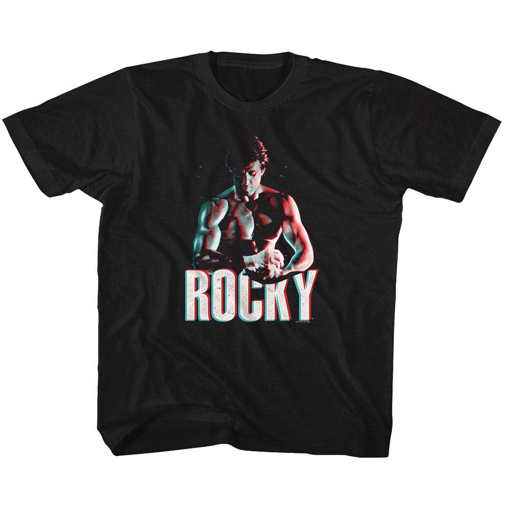 Rocky 3d Muscles Kids Childrens T-shirt Front