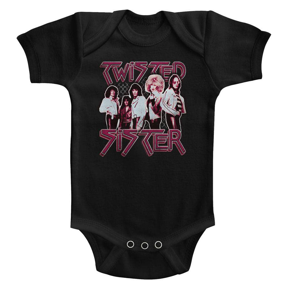 Twisted Sister Twisted Dee Kids Bodysuit Front