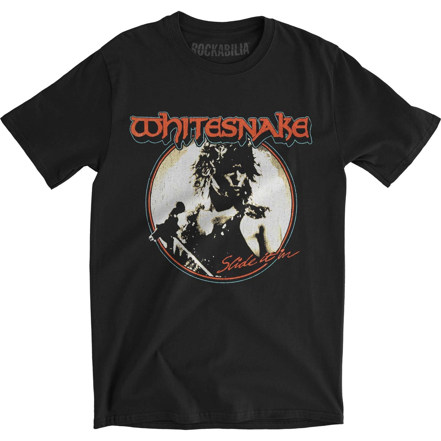 Whitesnake Slide It In Slim Fit T-shirt