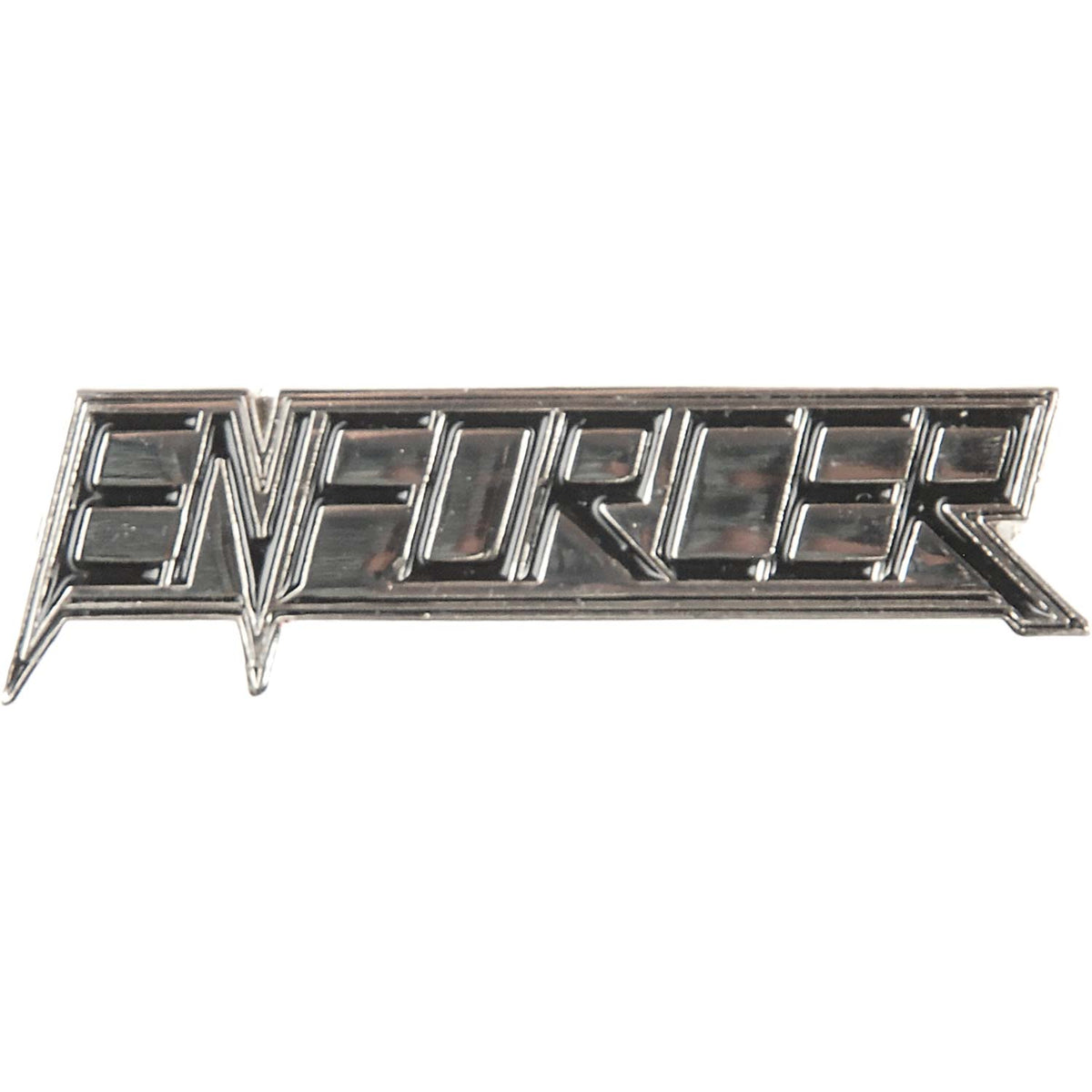 Enforcer Logo Pewter Pin Badge Front