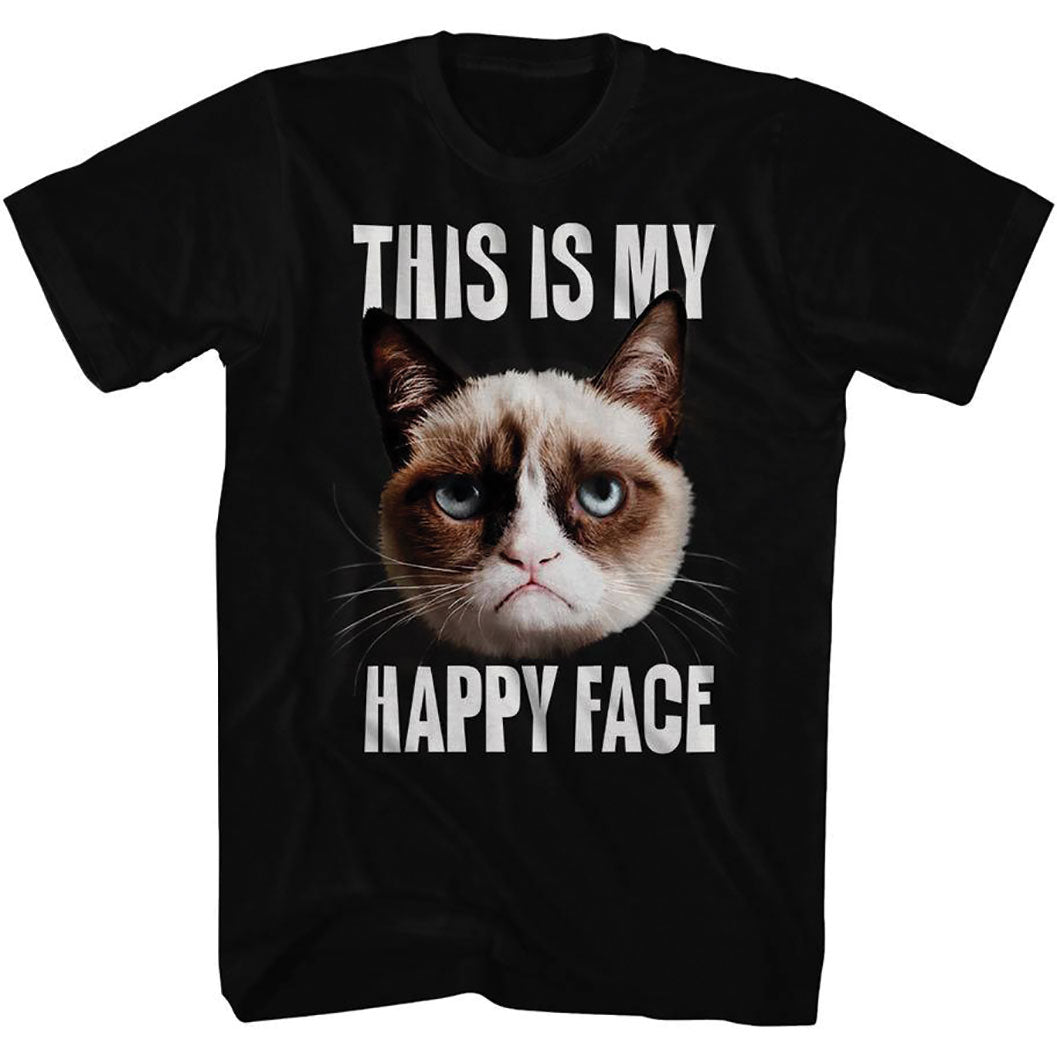 Grumpy Cat Happy Face T-shirt
