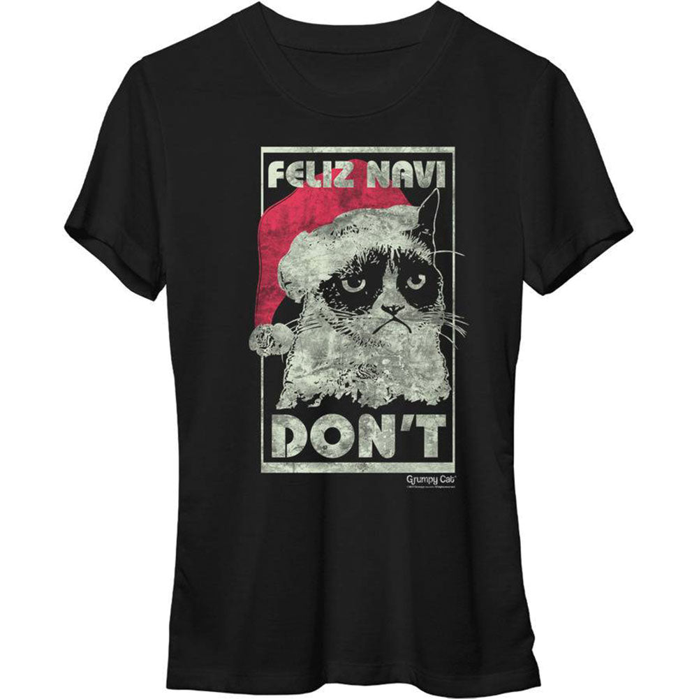 Grumpy Cat Feliz Navi Don�t Junior Top