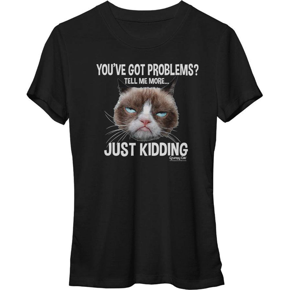 Grumpy Cat Grumpy Problems Junior Top