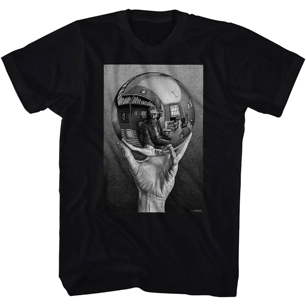 M.C. Escher Reflecting Sphere T-shirt