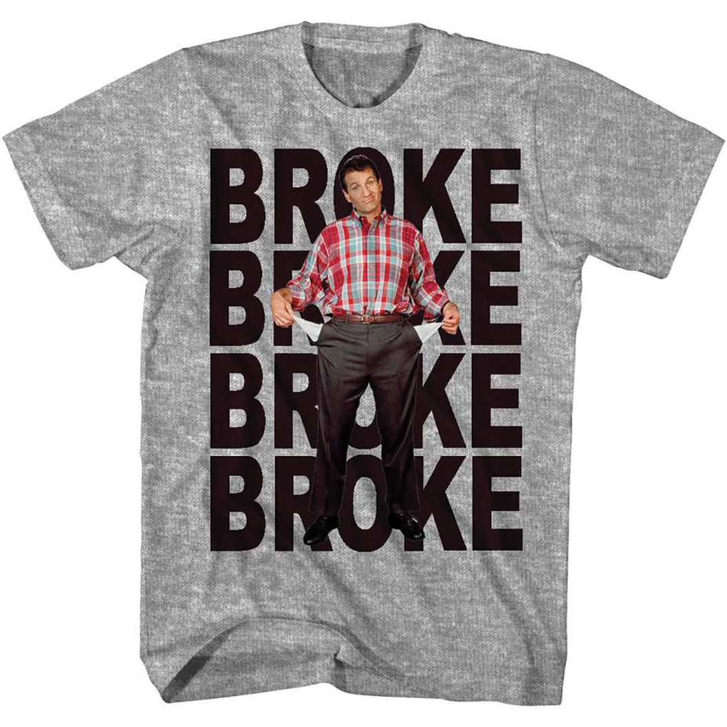 Married With Children Broke Repeat T-shirt