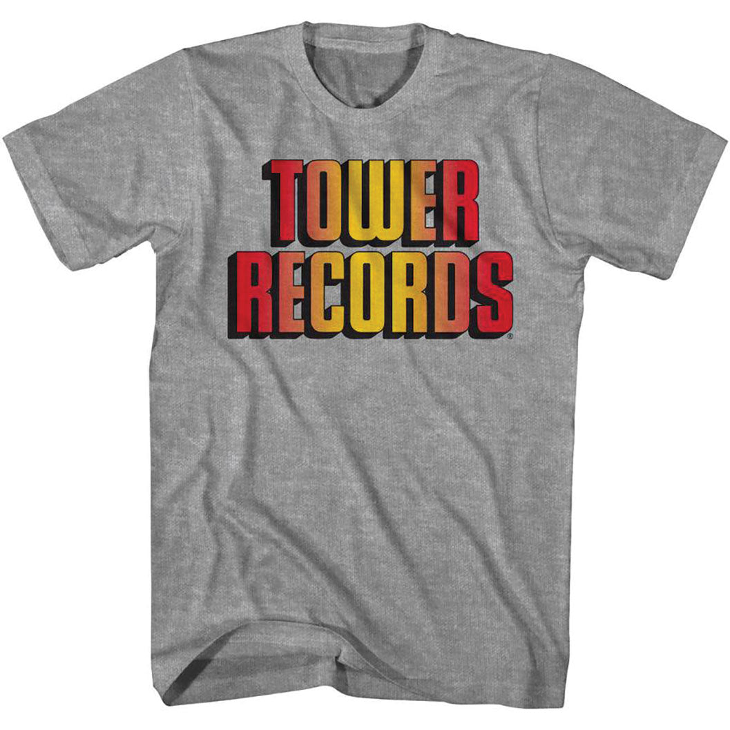 Tower Records Logo Shadow T-shirt