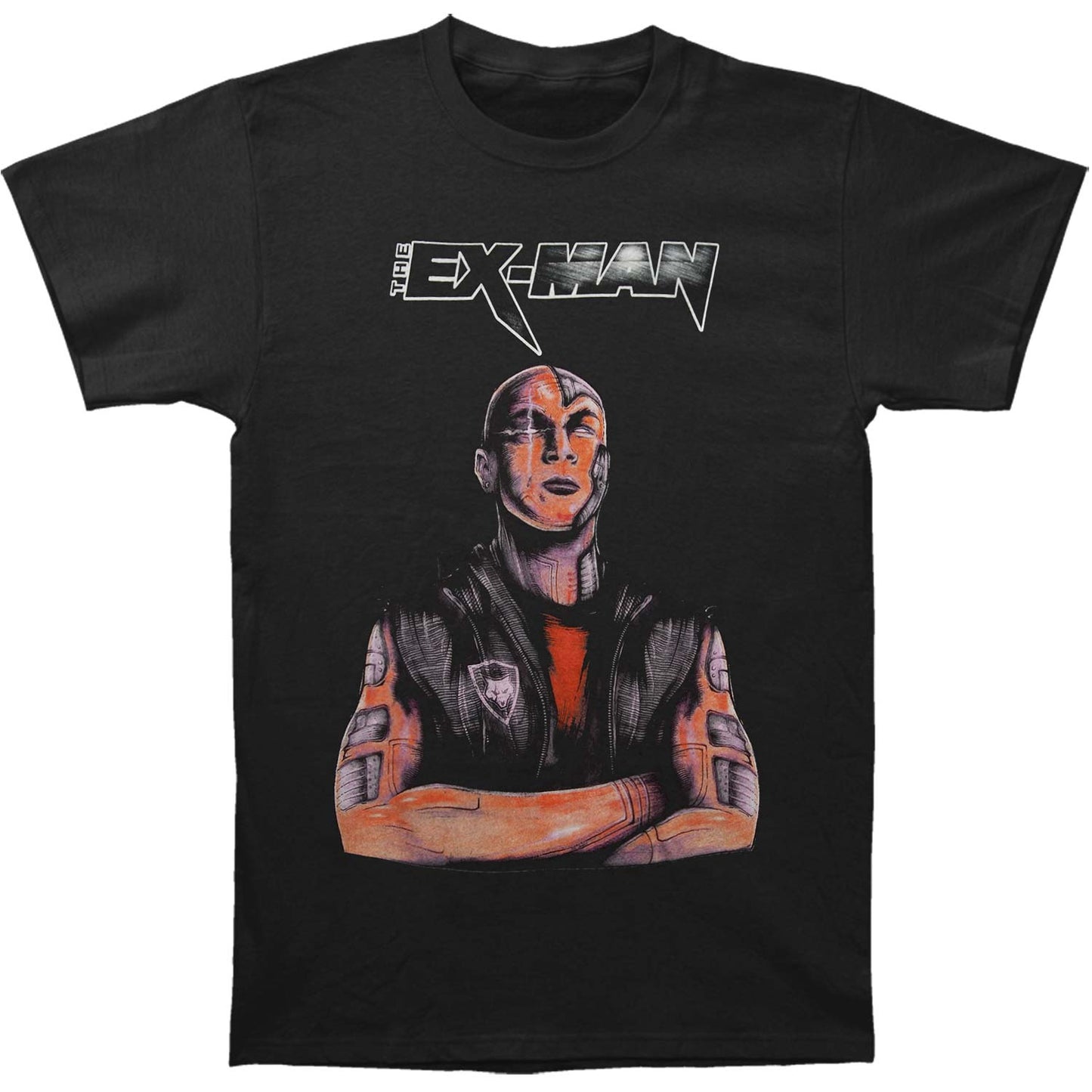 Doc Coyle (The Ex-Man Podcast) Ex Man Design Slim Fit T-shirt Front