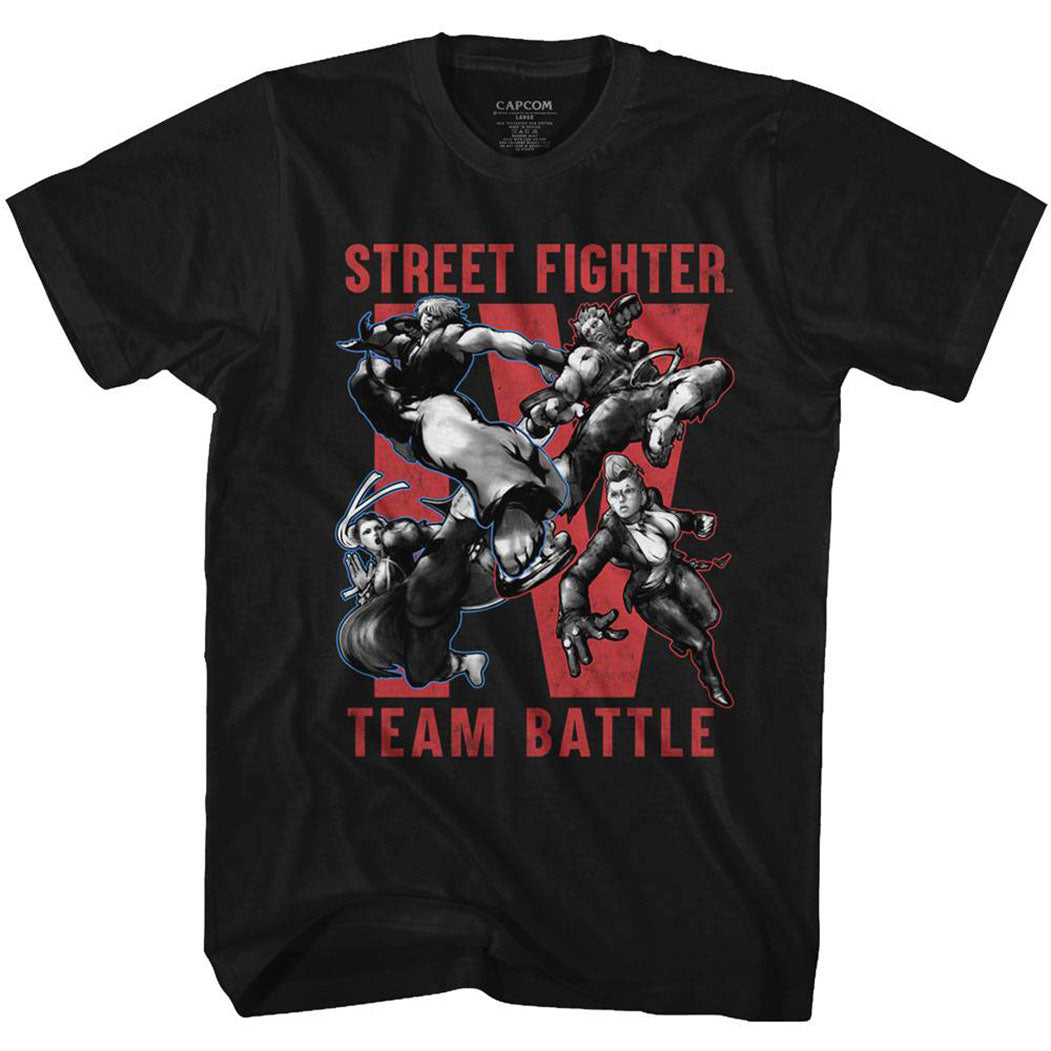 Street Fighter Team Battle T-shirt Front
