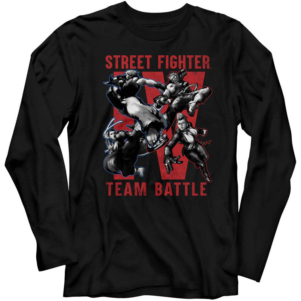 Street Fighter Team Battle Long Sleeve Front