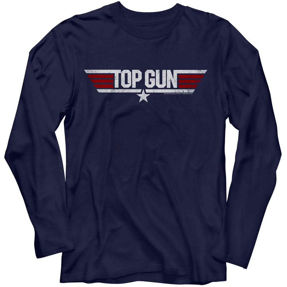 Top Gun Logo Long Sleeve Front