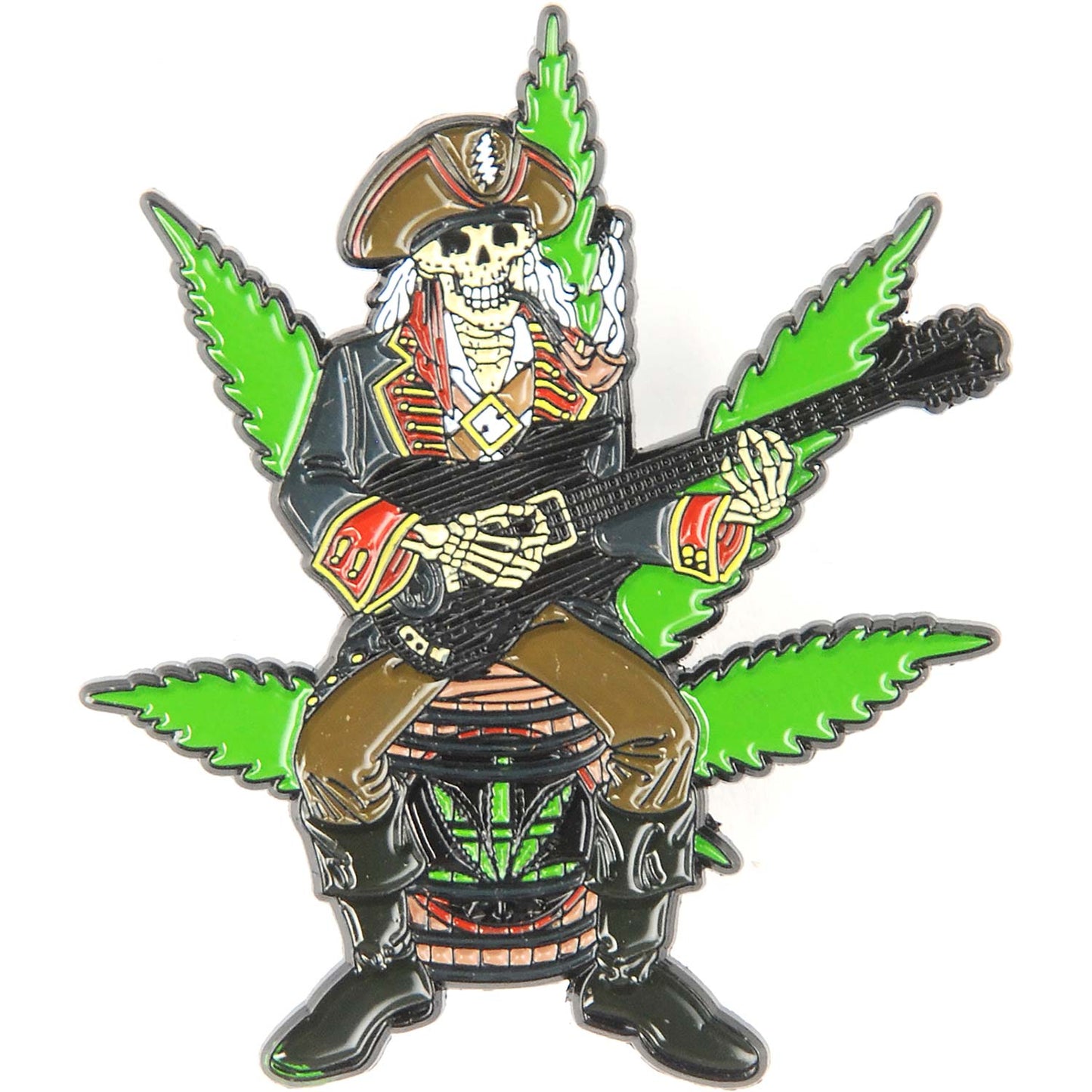 Grateful Dead Captain Weed Pewter Pin Badge