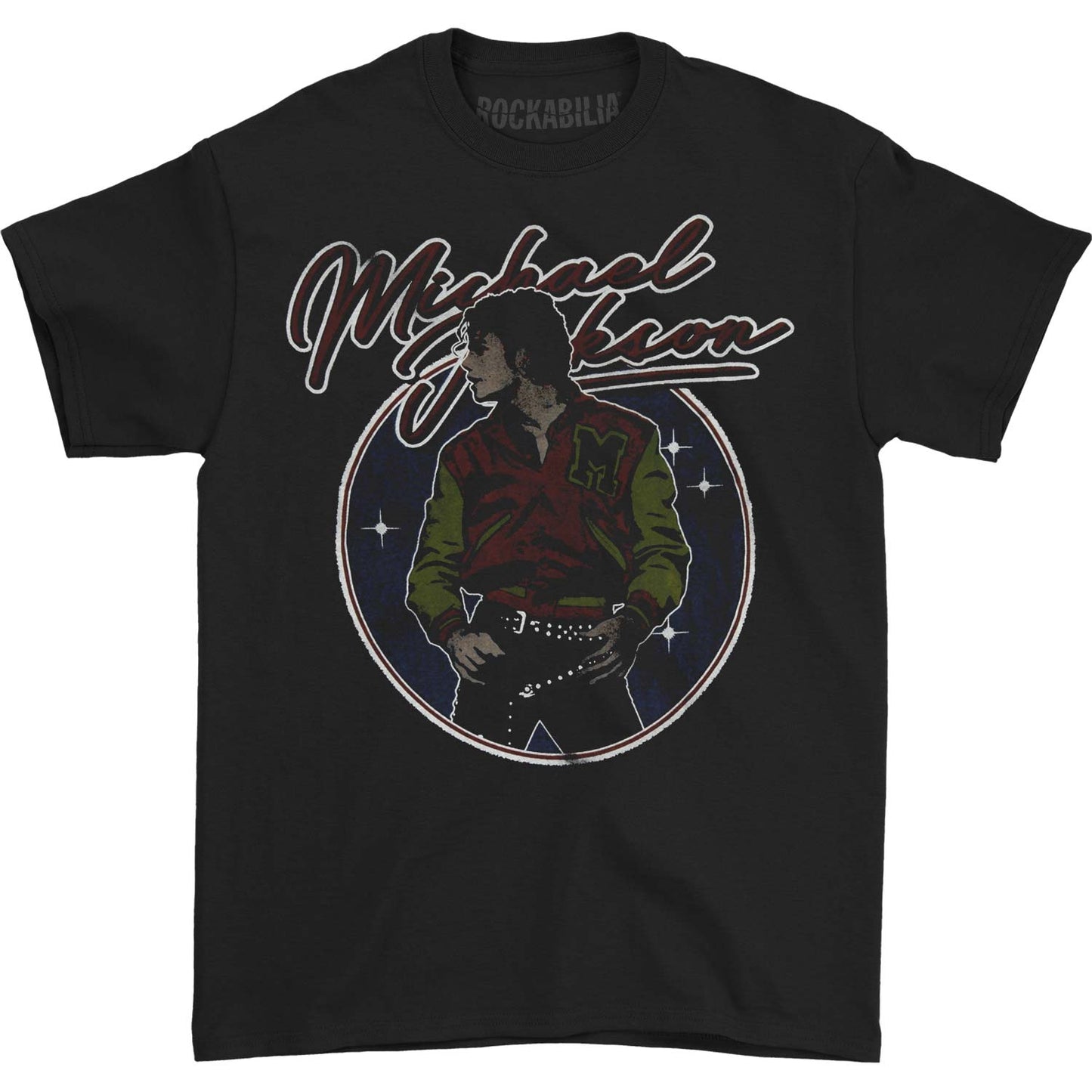 Michael Jackson MJ Thriller Varsity Jacket T-shirt Front