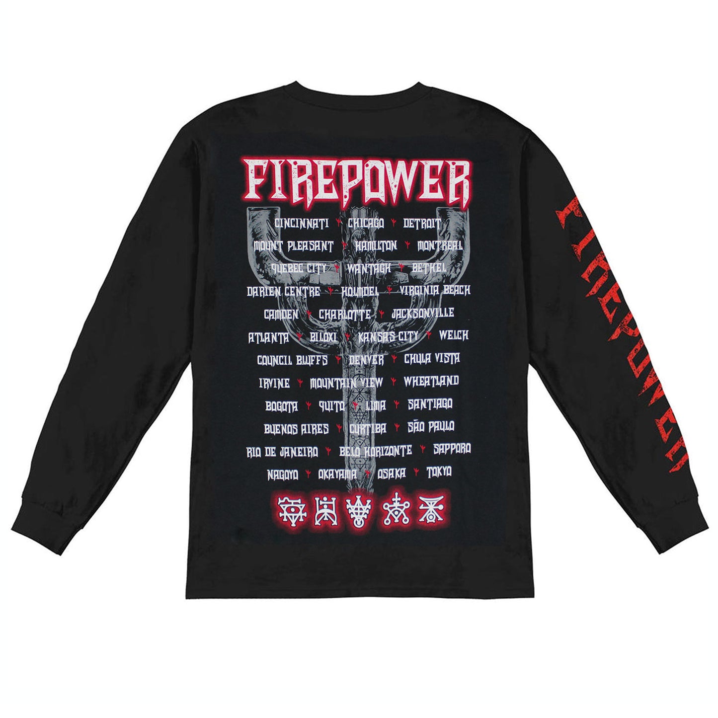 Emblem City 2018 Firepower Tour Long Sleeve