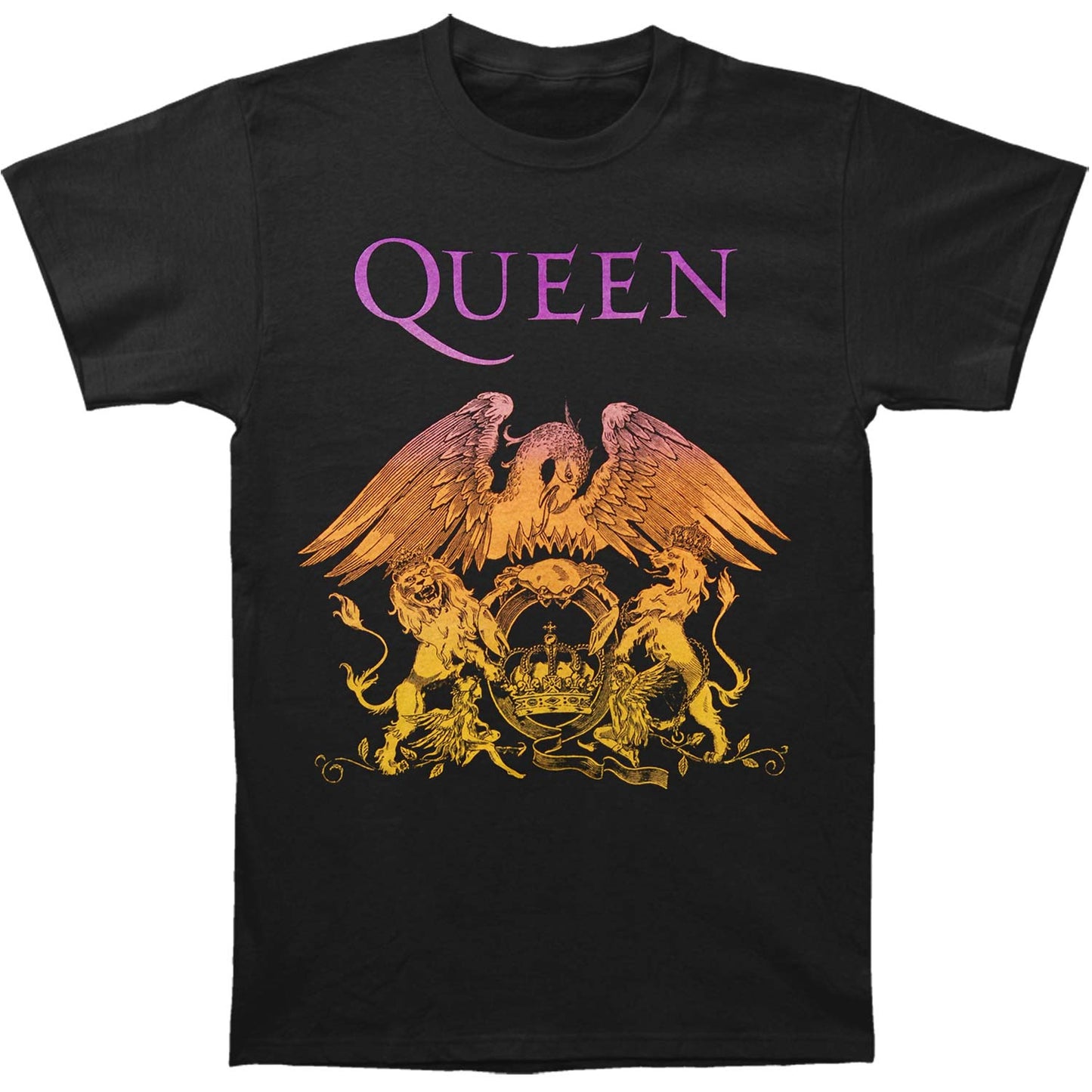 Queen Crest Gradient Tee Slim Fit T-shirt Front