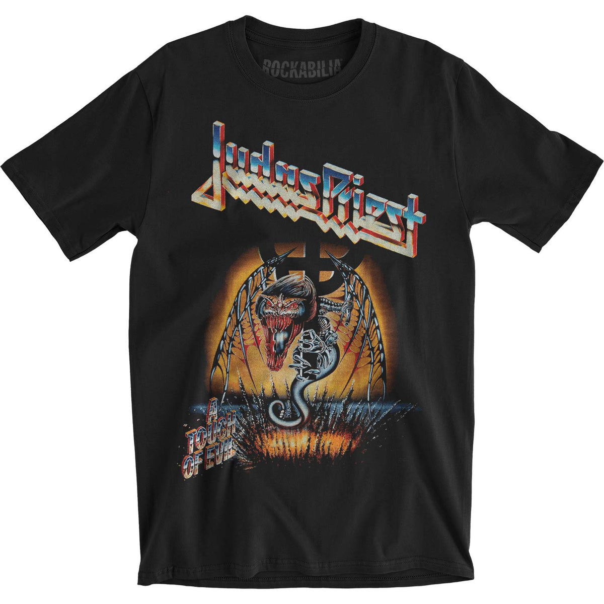 Judas Priest Touch Of Evil Slim Fit T-shirt Front