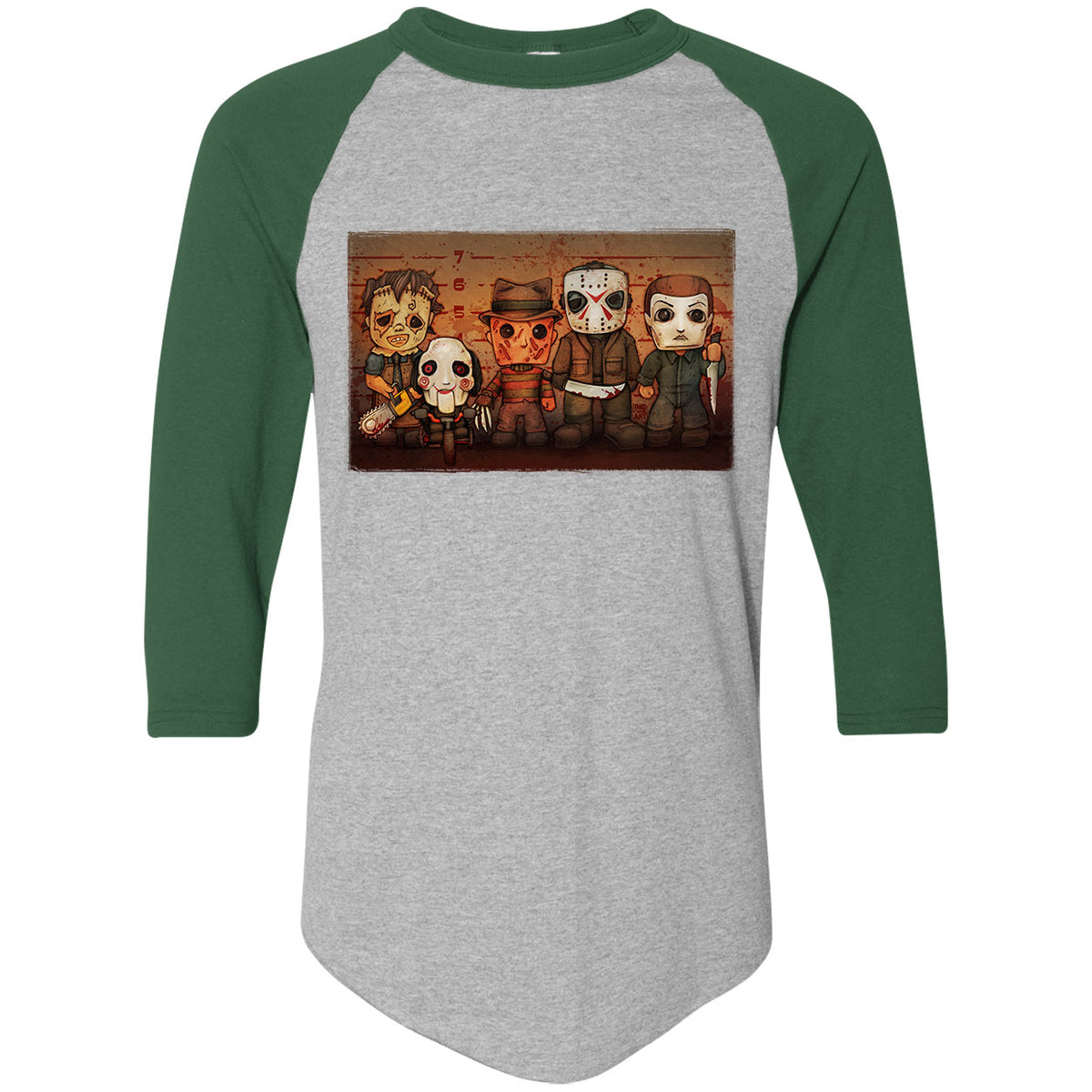 Big Chris Art Killer Line Up Baseball Jersey Front