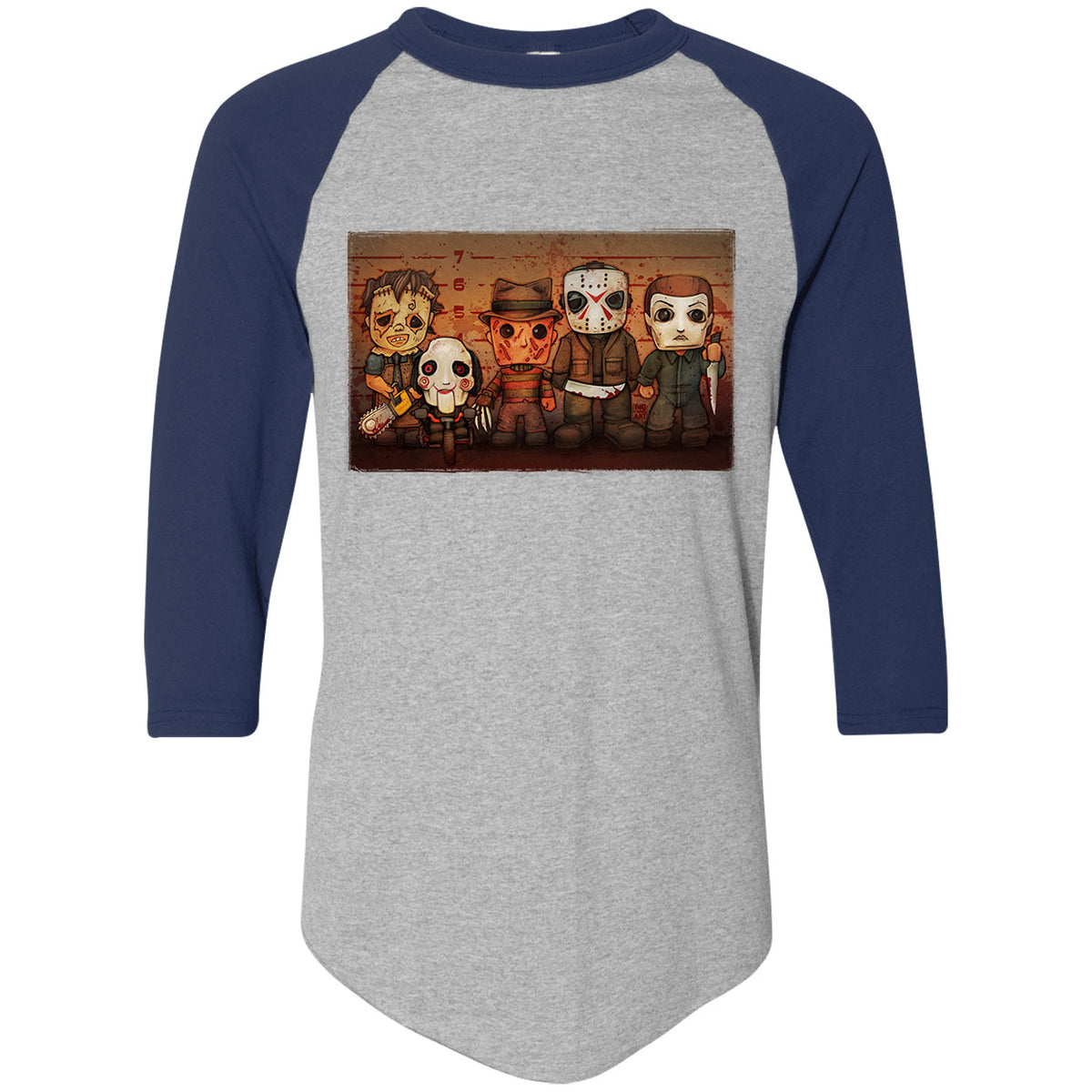 Big Chris Art Killer Line Up Baseball Jersey Front