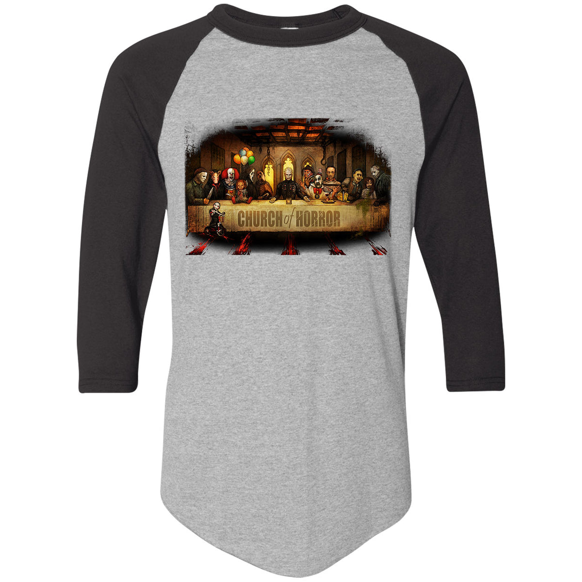 Big Chris Art Slash Supper Baseball Jersey Front