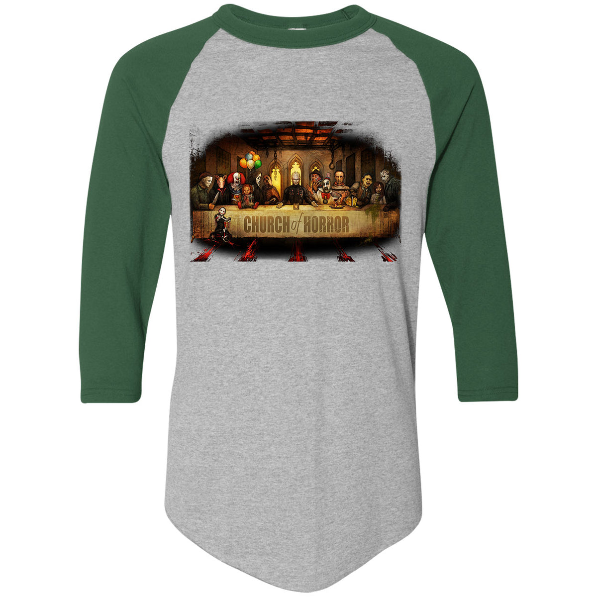 Big Chris Art Slash Supper Baseball Jersey Front