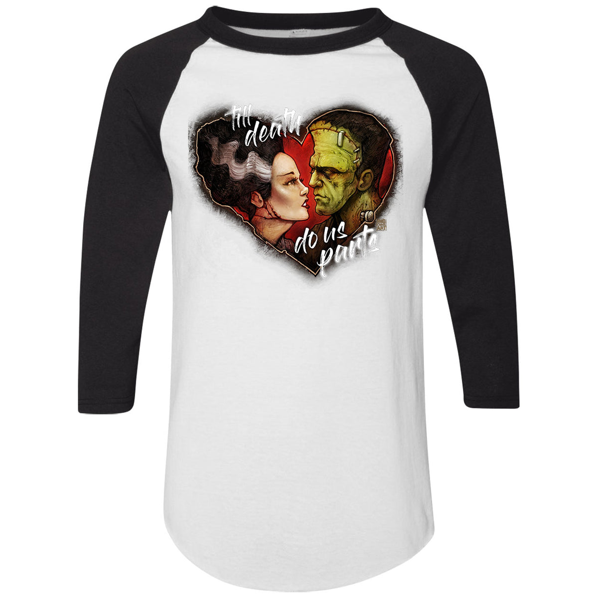 Big Chris Art Frank and Bride Baseball Jersey Front
