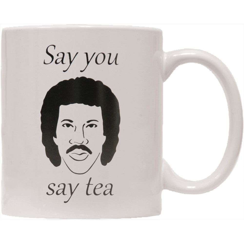 Lionel Richie Say You Say Tea Coffee Mug Back