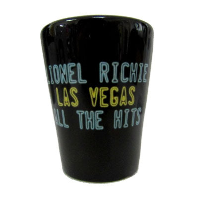 Lionel Richie Neon Face Shot Glass Back