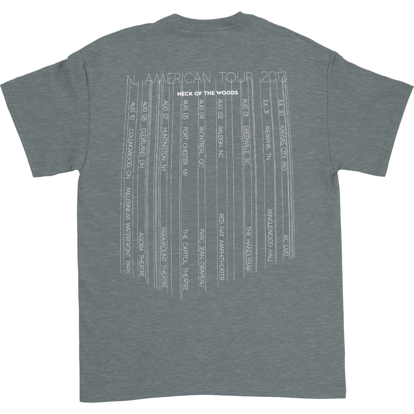 Silversun Pickups House 2013 July-August Soft Tee T-shirt Back