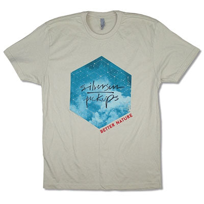 Silversun Pickups Better Nature Blue Geo T-shirt Front
