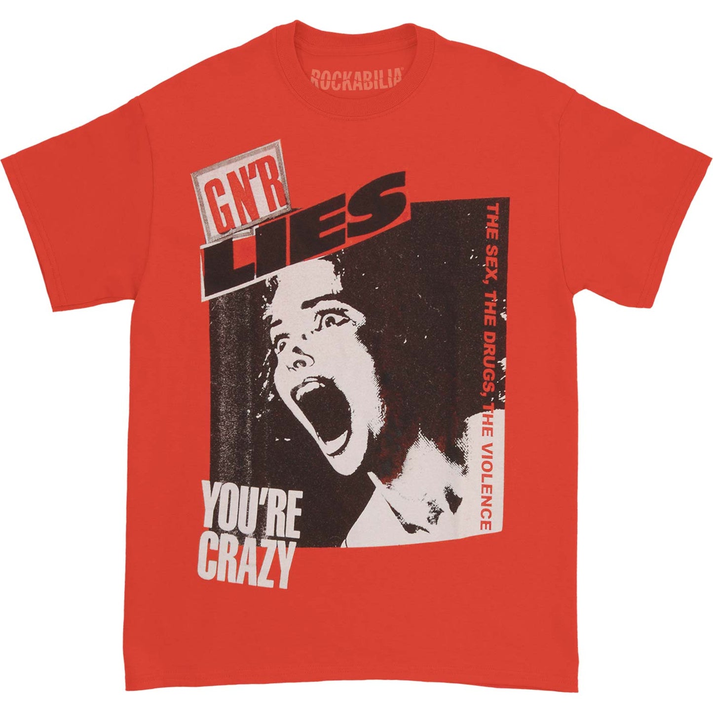 Guns N Roses Lies T-shirt Front