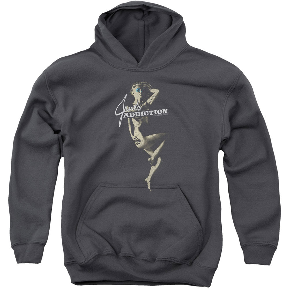 Janes Addiction Inside Escape Youth 50% Poly Hooded Sweatshirt Front