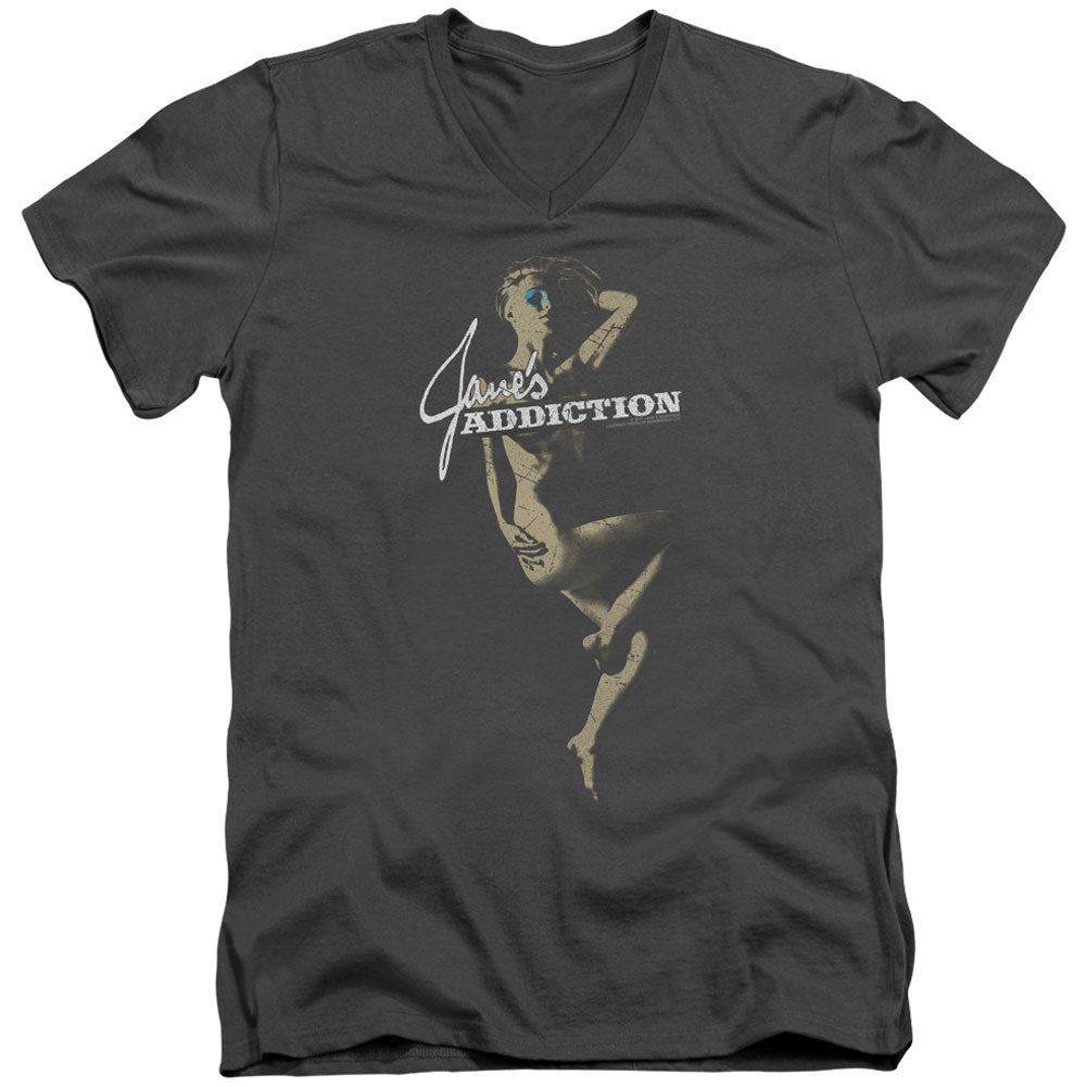 Janes Addiction Inside Escape Adult V-Neck Slim Fit T-shirt Front