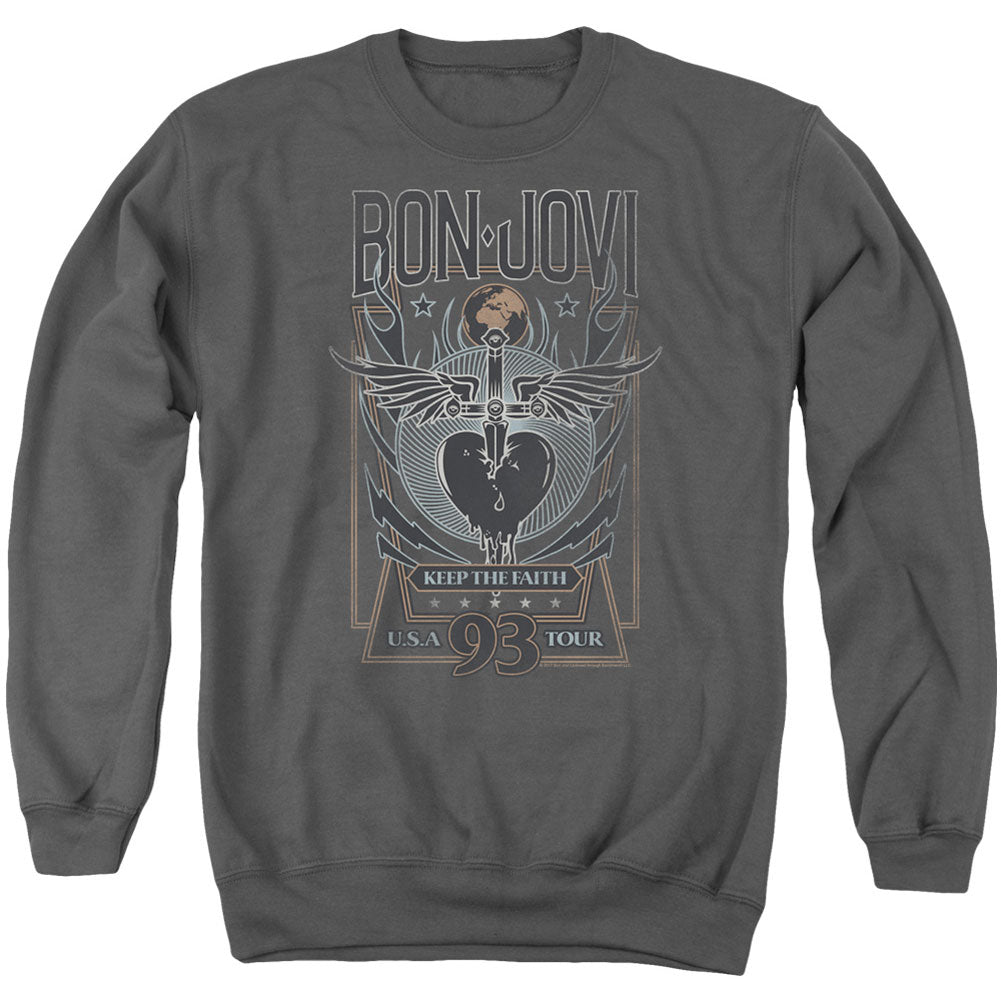 Bon Jovi Keep The Faith Adult Sweatshirt Front