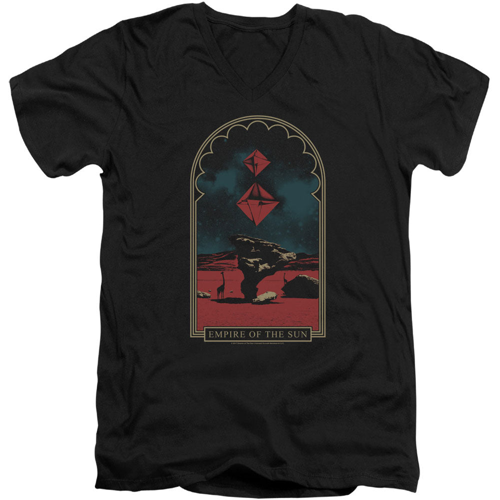 Empire Of The Sun Balance Adult V-Neck Slim Fit T-shirt Front