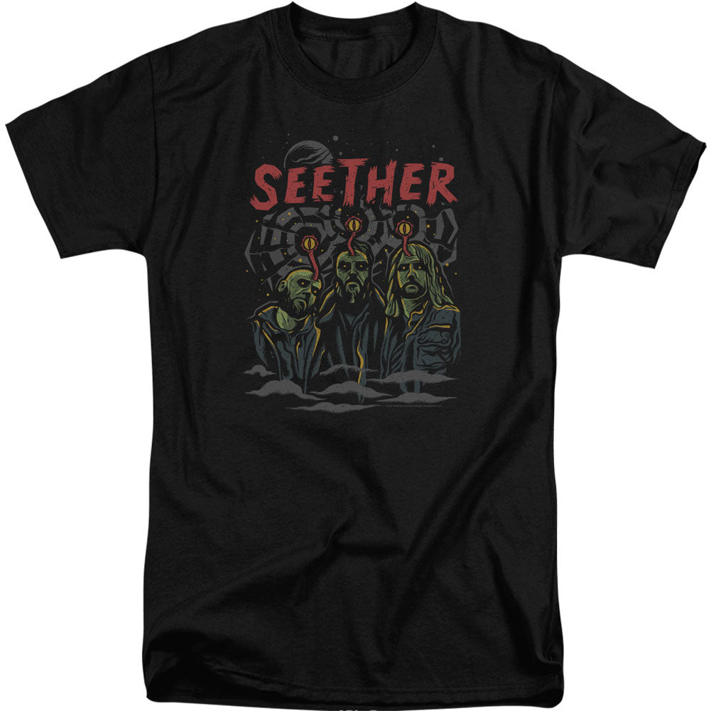 Seether Mind Control Adult Tall T-shirt Tall Front