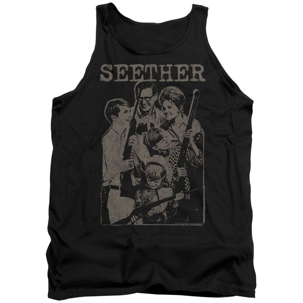 Seether Happy Family Mens Tank Front