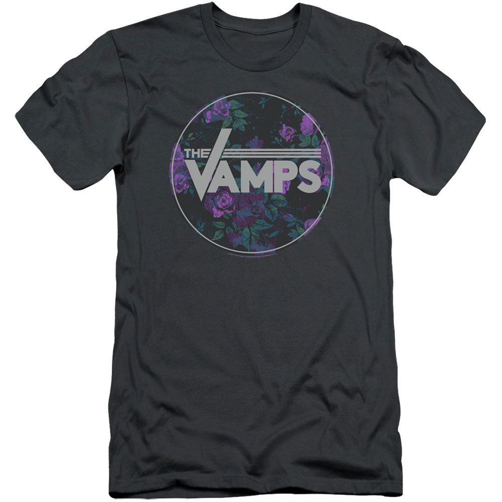 Floral Vamps Adult Slim Fit Slim Fit T-shirt Front