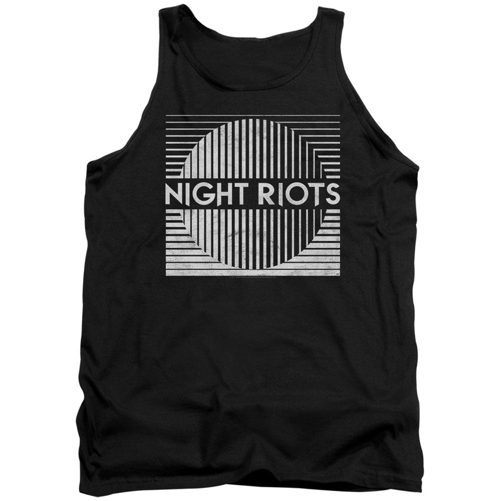 Night Riots Title Mens Tank Front