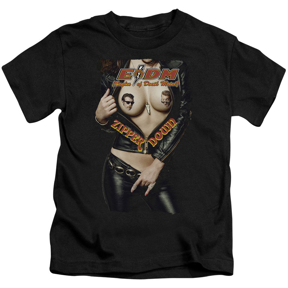 Eagles Of Death Metal Zipper Down Juvenile Childrens T-shirt Front