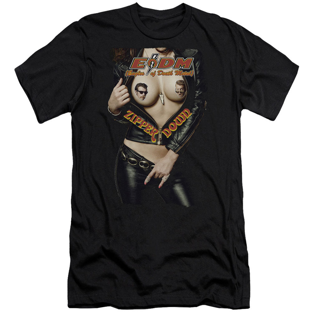 Eagles Of Death Metal Zipper Down Adult Slim Fit Slim Fit T-shirt Front