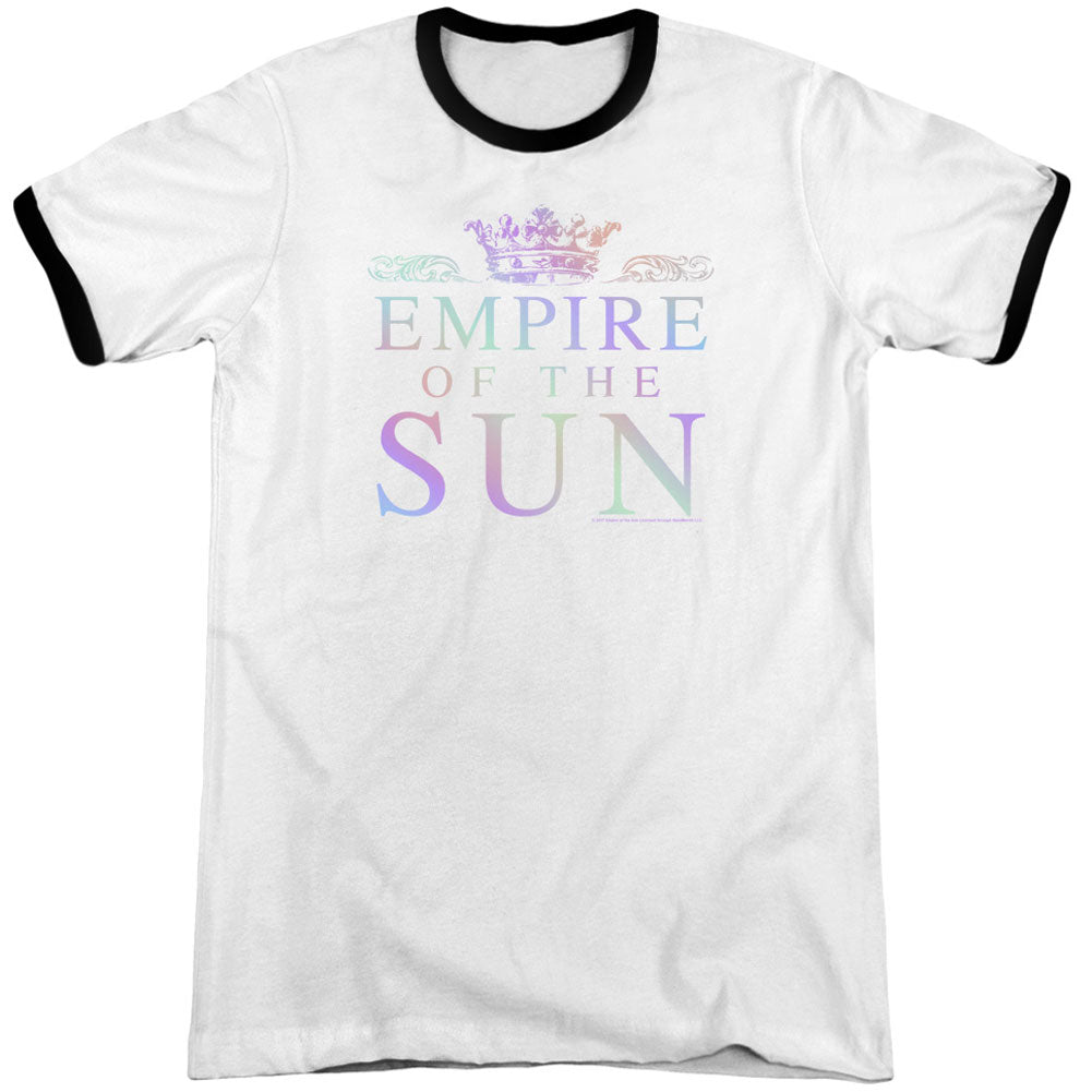 Empire Of The Sun Rainbow Logo Adult Ringer T-shirt Front