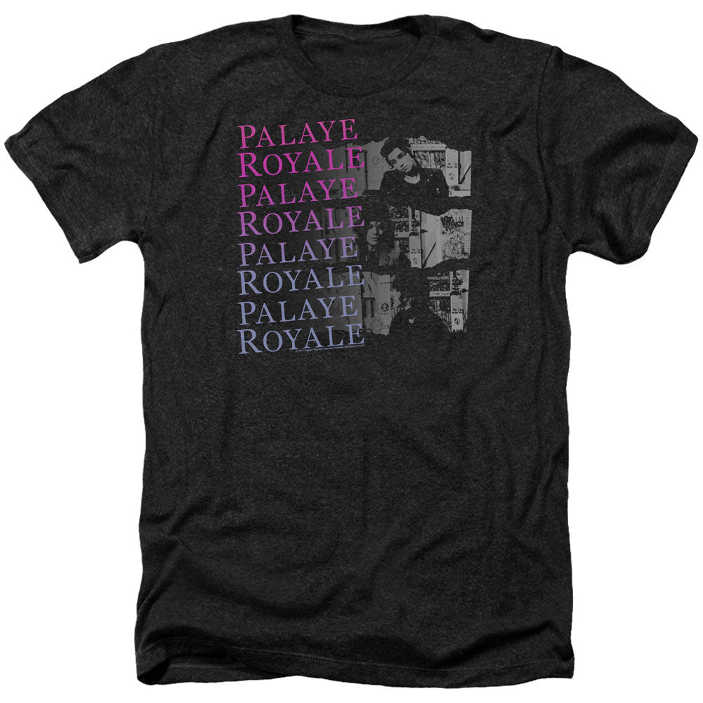 Palaye Royale Torn Adult Heather 40% Poly T-shirt Front