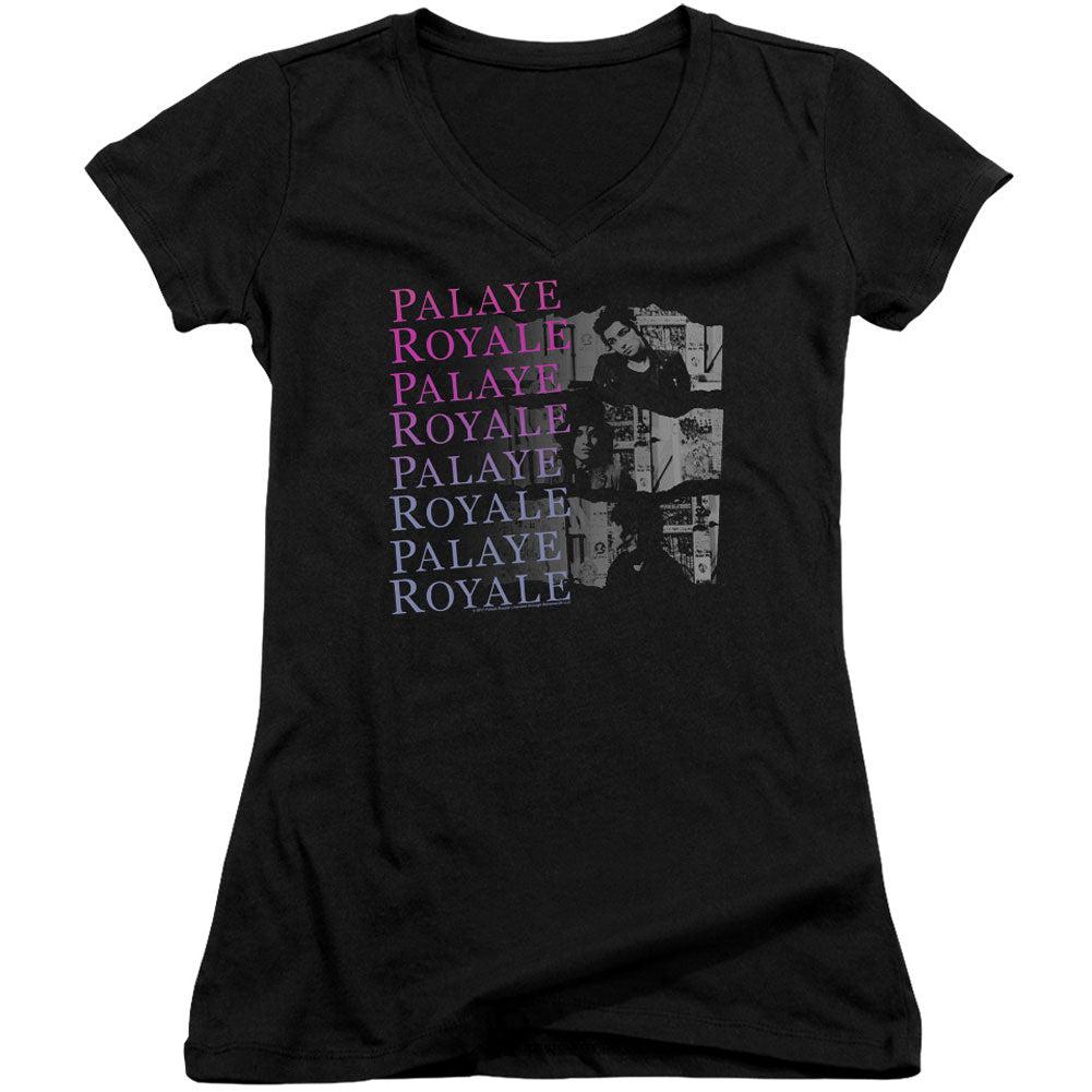 Palaye Royale Torn V-Neck Junior Top Front