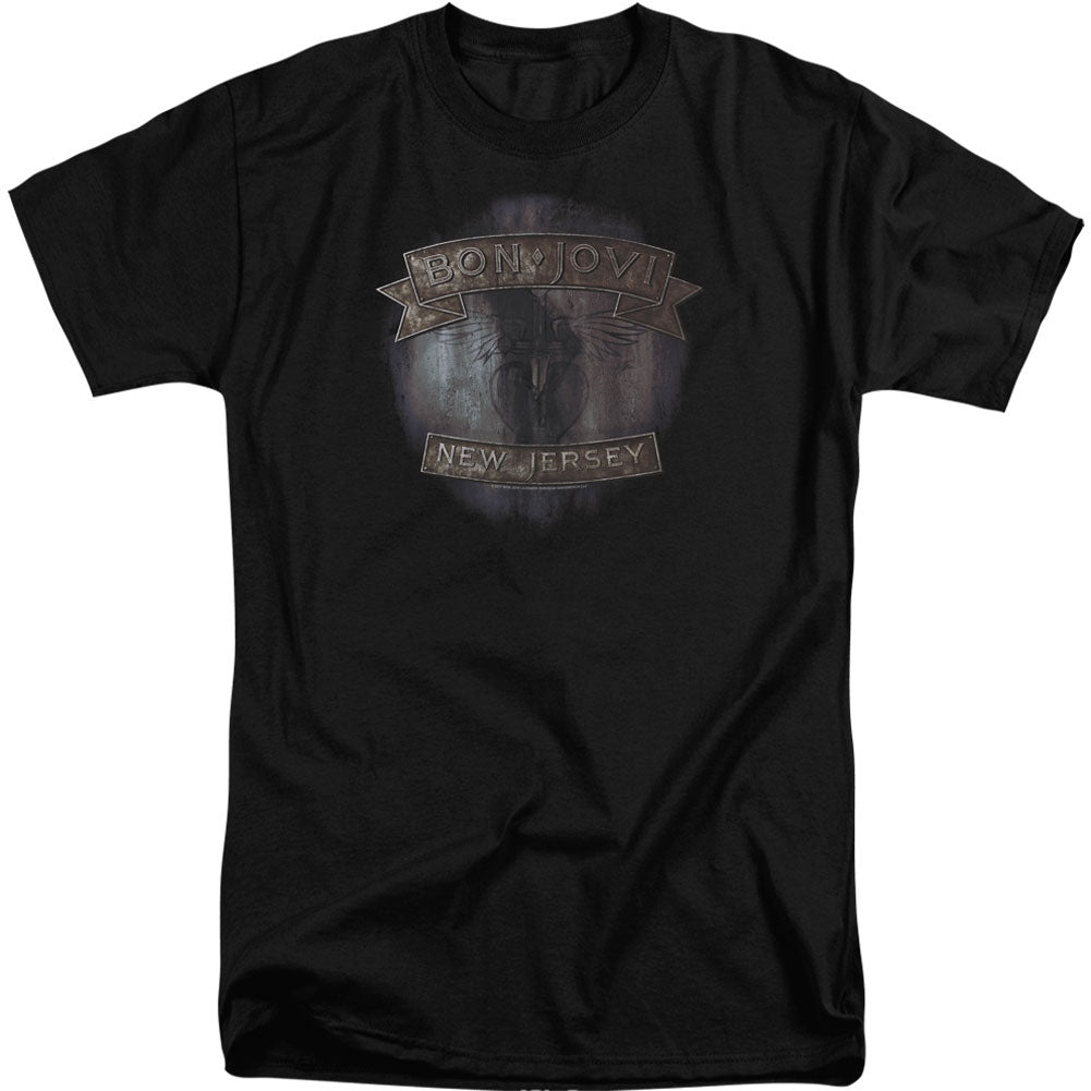 Bon Jovi New Jersey Adult Tall T-shirt Tall Front