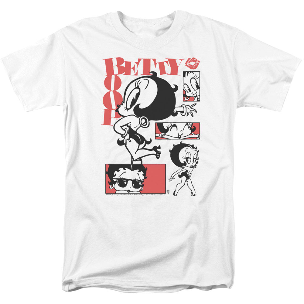 Betty Boop Stylin Snaps Adult T-shirt Front