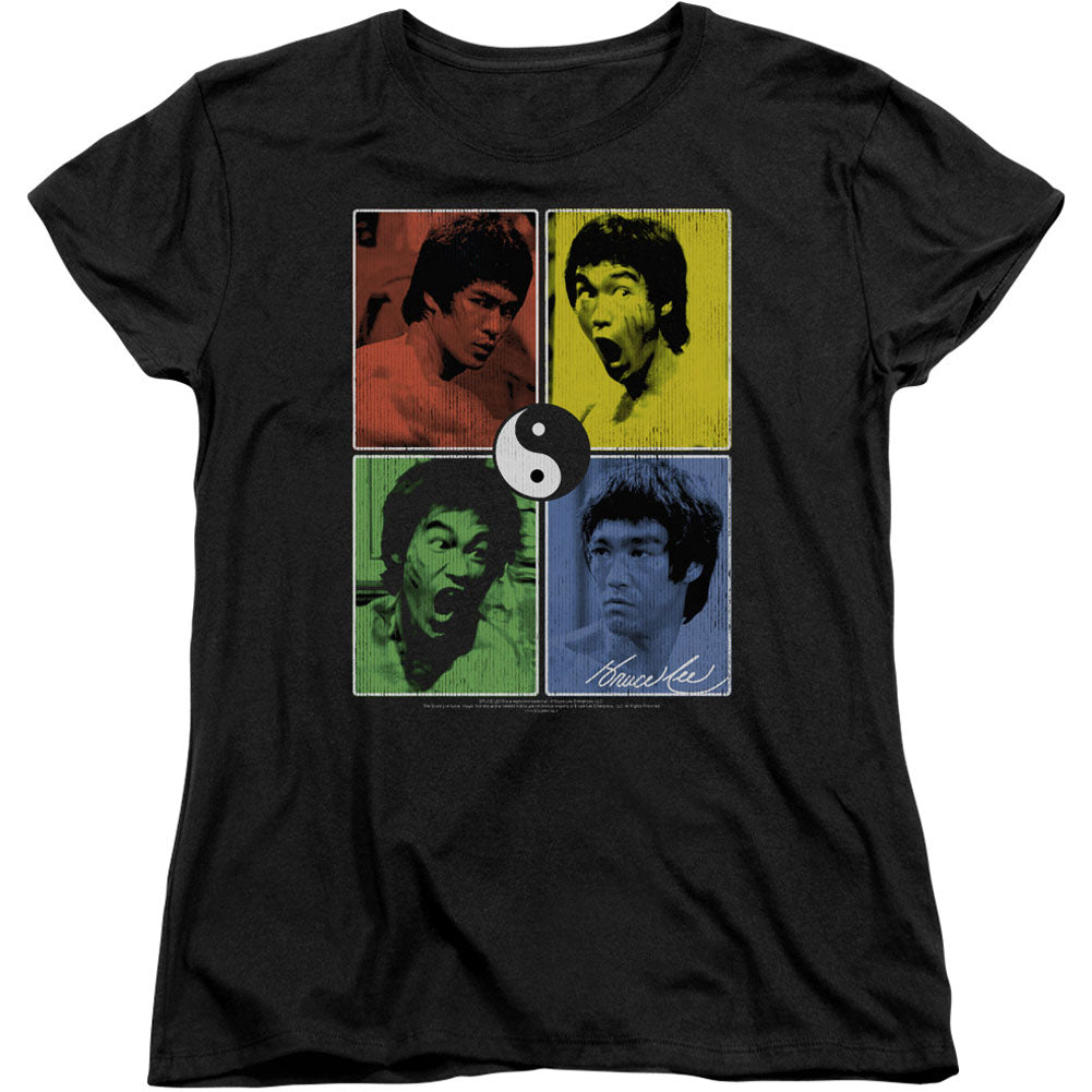 Bruce Lee Enter Color Block Junior Top Front