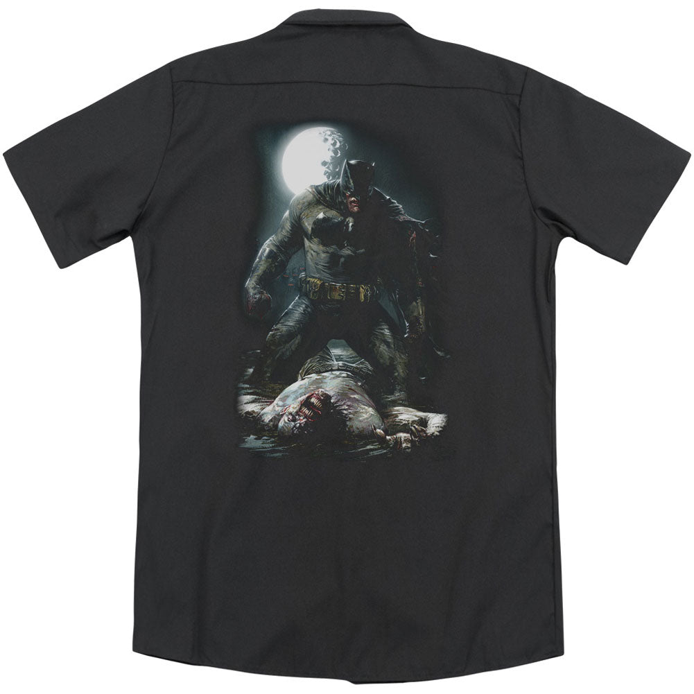 Batman Mudhole (Back Print) Workshirt Back