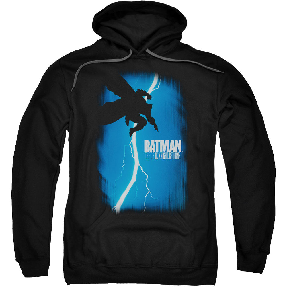 Batman Dkr Cover Adult 25% Poly Hooded Sweatshirt Front